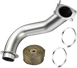 Stainless Steel Exhaust Pipe For Chevy GMC 2017-2023 L5P 6.6L,2017, 2018, 2019, 2020, 2021, 2022, 2023 Chevy Silverado & GMC Sierra 2500 / 3500HD 6.6L Duramax pickup trucks