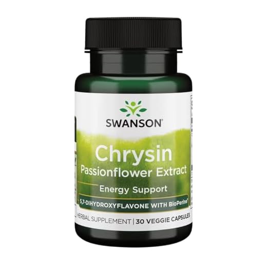 Swanson Chrysin Passionflower Extract, 30 Veggie Capsules