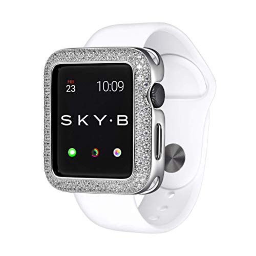 Super Deal Product SKYB Soda Pop Silver Protective Jewelry Case for Apple Watch Series 1, 2, 3, 4, 5 Devices - 42mm