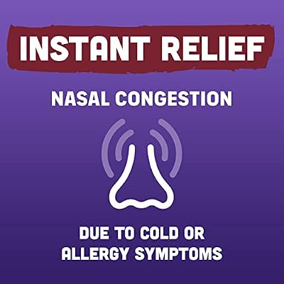 Afrin No Drip Extra Moisturizing Nasal Mist Twin Pack, Non-Drowsy, Fast-Acting Decongestant for Sinus Pressure and Dry Nasal Passages, Adults and Children 6 and Older, .5 fl oz (Pack of 2)