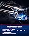 KAX Automotive Replacement Catalytic Converter Fit for 2007-2009 Santa Fe 3.3L，2008 Sonata 3.3L Replace 16604,289503C710,642057,52867(EPA Compliant)