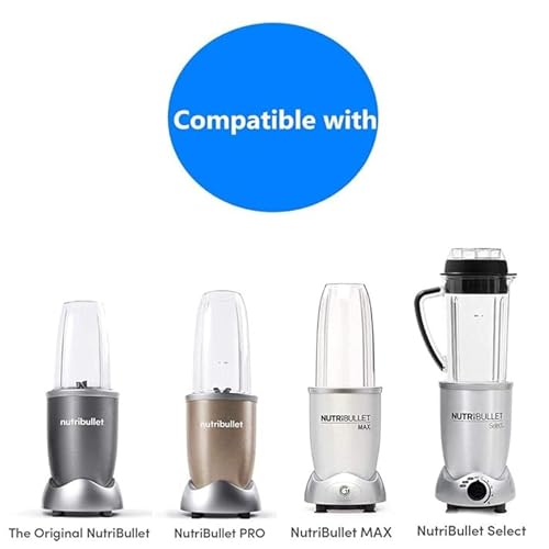 Image of Small Replacement Cup (530ml / 18 oz) for Nutri Bullet 600W & 900W Blenders - Compact Jar Only (No Blade Assembly) - Kaus Kitchen