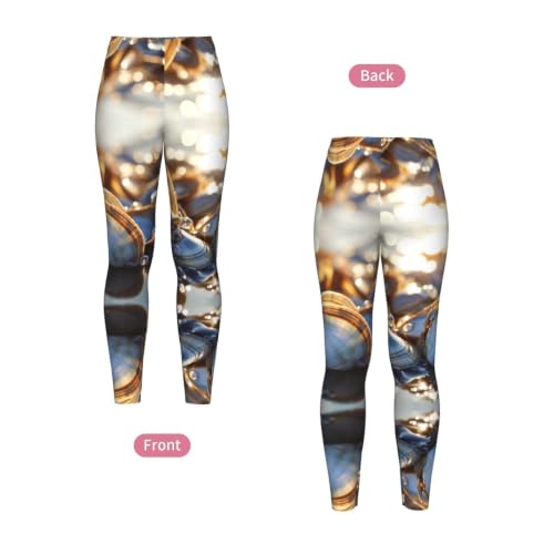 Leggings de compresión Ocean Beach: mallas suaves de mujer para yoga y paseos por la playa 4