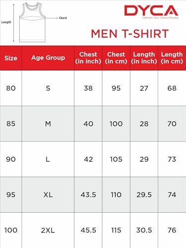Image of DYCA Mens Printed Sleeveless T-Shirts Pack of 1