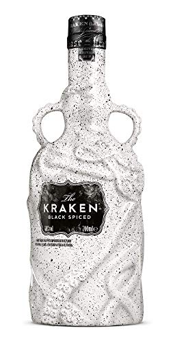 The Kraken - Ceramic Limited Edition. Il rum nero speziato con una storia leggendaria e una miscela unica: canna da zucchero, rum caraibici scuri e 13 spezie. Bottiglia da 70cl, vol 40%.