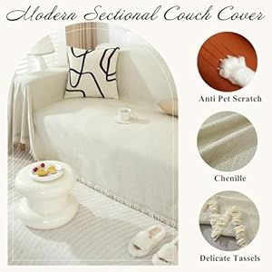 Vclifebeigesofacoverbreathablethickchenillecouchcoverwithtasselpetfriendlyantislipsofacouchcoverfor2cushioncouchsofaforcatdoglshapesofacoverloveseatcover71x118 Urban Country Home Decor Vclife beige sofa cover breathable thick chenille couch cover with tassel pet friendly anti slip sofa couch cover for 2 cushion couch sofa for cat dog l shape sofa cover loveseat cover 71 x118 urban country home decor