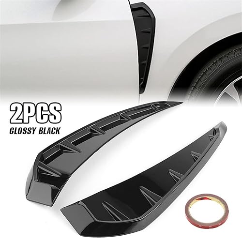 Couvercle d'aération latérale de voiture finition Bright Black - 4