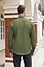 COOFANDY Men's Formal Dress Shirt Wrinkle Free Shirt Regular Fit Stretch Business Casual Shirts Army Green M
