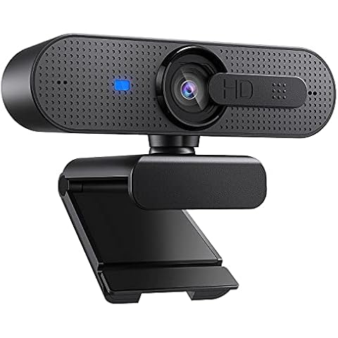 ASHU HD 1080P Webcam with Autofocus Cover