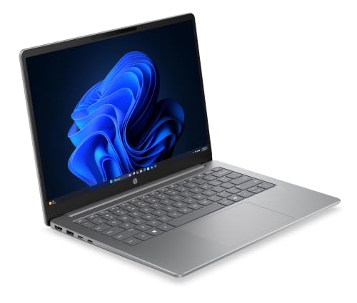 Image of HP 14 (2026), AMD Athlon Dual Core Silver 10 - (8 GB DDR5 /512 GB SSD /AMD Radeon 610M Graphics /Windows 11 Pro) Thin and Light Business Laptop /14.0 inch WUXGA Display /Silver /Copilot Key /1.4 Kg /MSO 2024