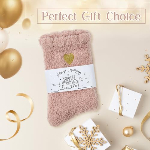 Image of American Trends Fuzzy Socks for Women in Gift Box, Ultra-Soft Cloud Sleep Socks Gifts for Women, Ready to Gift