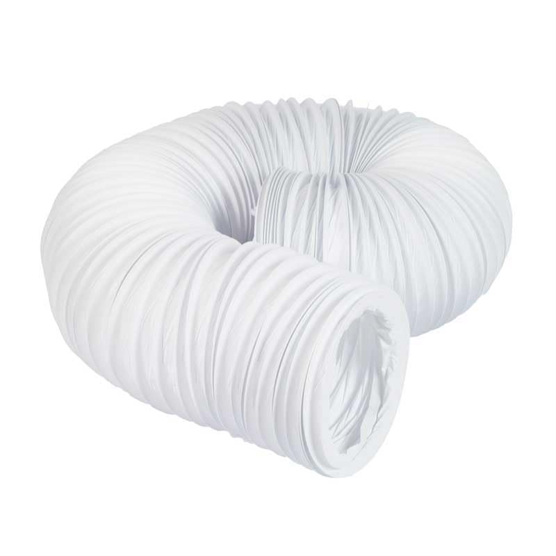 Airflow diameter 150mm x 3M PVC Flexible Ducting Hose, White - Image 2