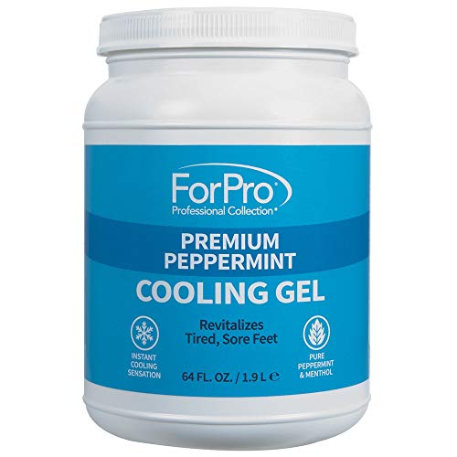 Forpro Professional Collection Premium Peppermint Cooling Gel, Instantly Cools, Revitalizes Tired & Sore Feet, Formulated With Pure Peppermint Oil & Menthol, 64 Oz. (802298) #TOP14