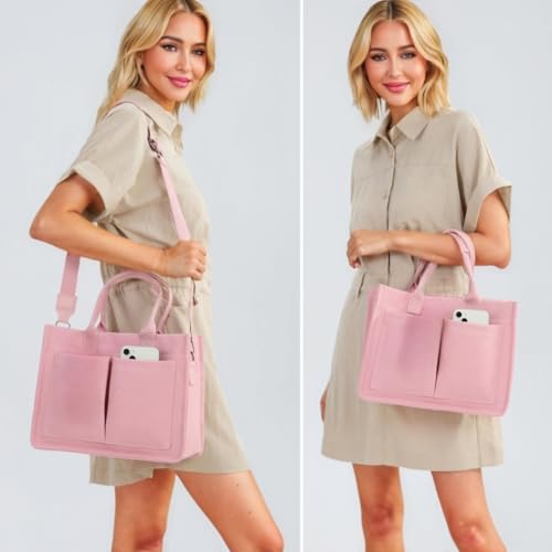 Canvas Tote Bag for Women,Womens Purse Handbags Totes Bags Crossbody Work Laptop Book Bag for Travel Nurse College Gift3