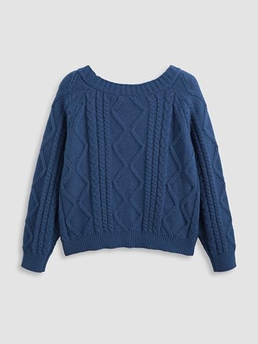 Image of CIDER Women's Plus Size Cropped V-Neck Cardigan Long Sleeve Sweater