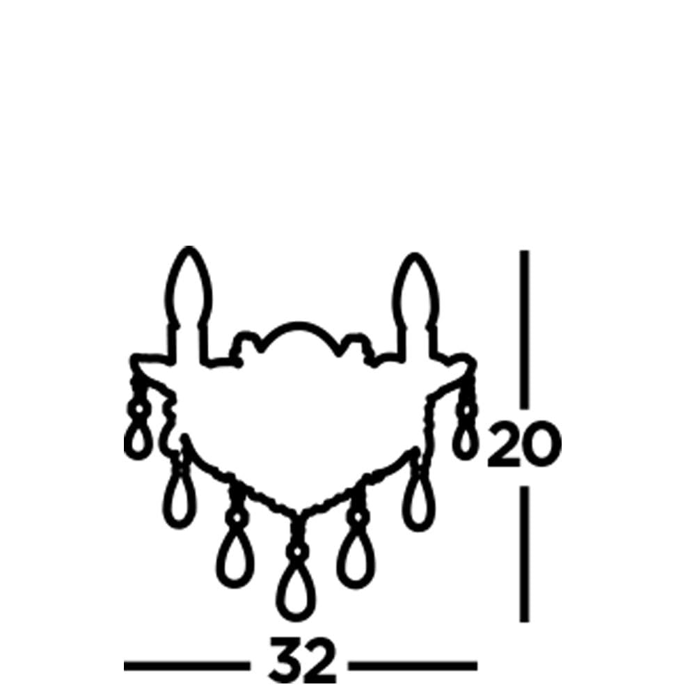 Lampadario da parete in cristallo di vetro Lampada cromata Illuminazione soggiorno Lampada da corridoio Proiettore 399-2