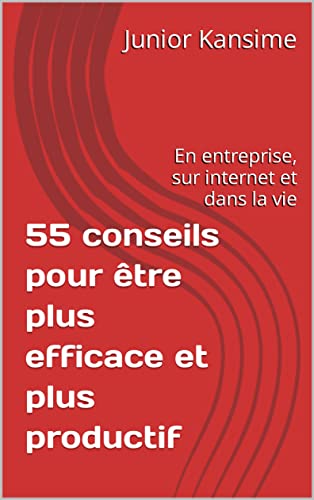 55 conseils pour être plus efficace et plus productif : En entreprise, sur internet et dans la vie