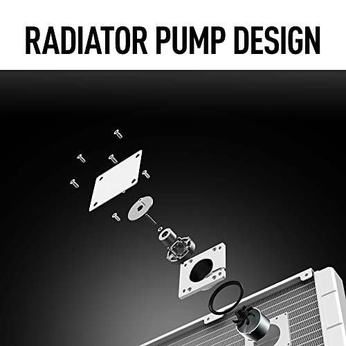 Image of MAG CoreLiquid 240R V2 White - AIO ARGB CPU Liquid Cooler - Rotating Cap Design - LGA 1700 Ready - 240mm Radiator - Dual 120mm ARGB PWM Fans