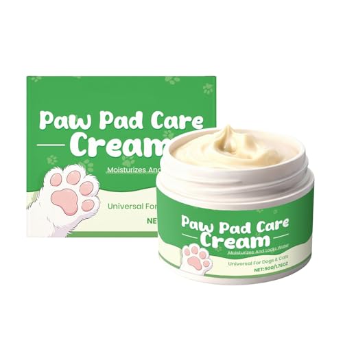 Bálsamo para patas de perro, 50 g, cuidado de la piel hidratante a prueba de fugas, bálsamo nutritivo para patas de cachorros, crema para mascotas, protección contra juanetes secos y agrietados
