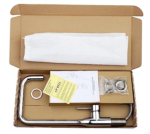 PAXI Single-Hole Single-Lever with Barrel 90°, Chrome - Image 4