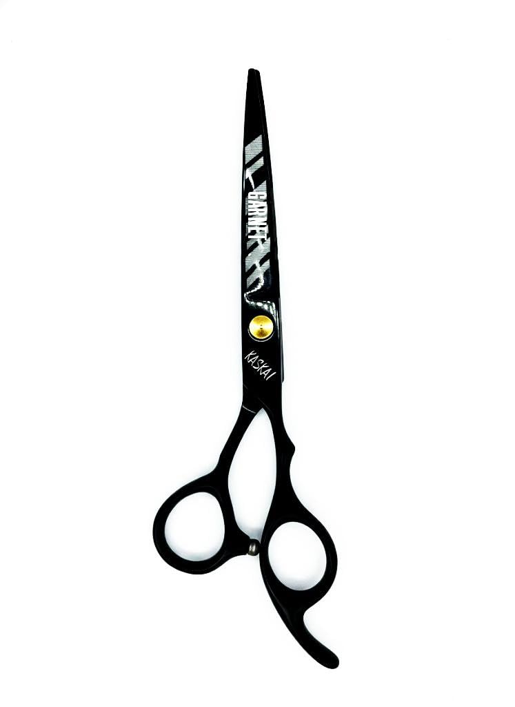 Garnet Stainless Steel Hair Cutting Scissors - Ideal for Men's Women Barbering, Beard, Mustache Trimming, and Grooming for professional salon & Beauty Parlour-image-4