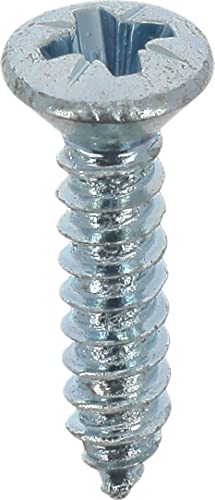 Restagraf - Vis à Tôle - Tête Fraisée Bombée Pozidrive - Acier Zingué Blanc - Standard DIN 7983 - Fixation Carrosserie - Réf. 603 - Sachet de 50