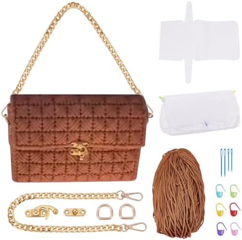 FREEBLOSS DIY Plastic Canvas Mesh Bag Kit Blank Mesh Canvas Sheet...