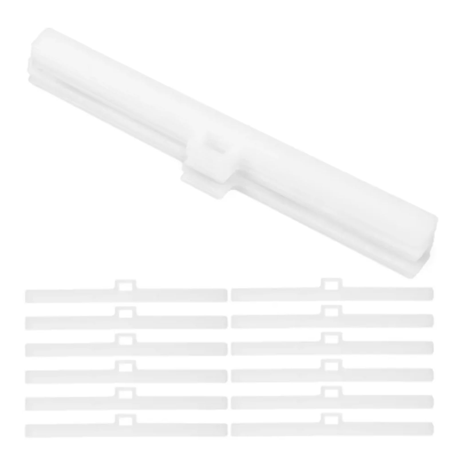 Xinglongs Vertical Blind Top Hangers 40PCs Vertical Blind Slat Hanger, 127mm Connector Clips for Curtain Repair