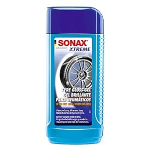 SONAX XTREME TYREGLOSS GEL (500 ml) geeft alle bandentypes een ultieme, zwarte glans nat-look. | Artikelnummer 02352410…