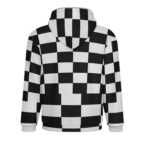 Chaqueta de forro polar cálida hombre sudadera con capucha de invierno 4