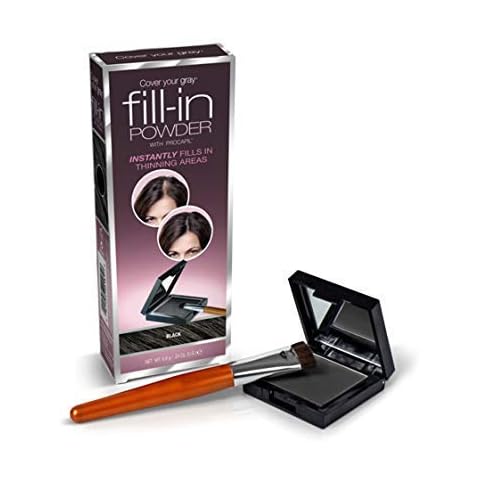 Cover Your Gray Fill-In Powder Hair Color w/Procapil - Black Cover
