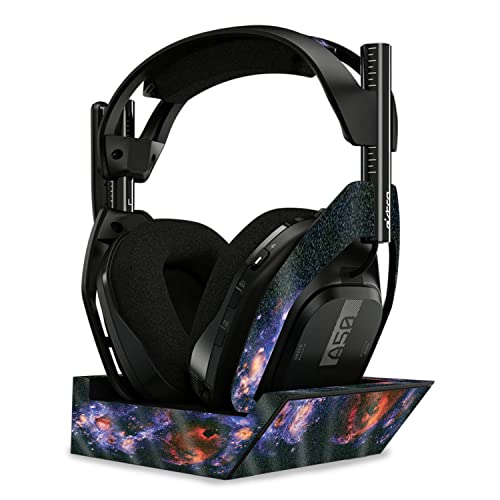 Image of MightySkins Glossy Glitter Skin Compatible with Astro A50 Wireless Headphones + Base Station (Gen 4) - Andromeda | Protective, Durable High-Gloss Glitter Finish | Easy to Apply | Made in The USA
