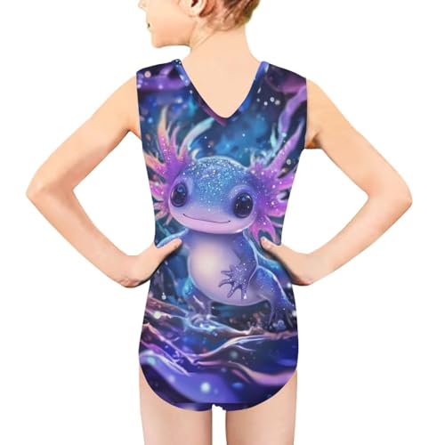 Image of Girls Swimsuits Size 3-14 Kids Summer Sleeveless One Piece Bathing Suit Beach V-Neck