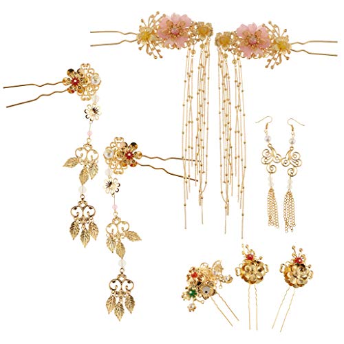 Prettyia Chic Bridal Headdress Wedding Jewelry Chinese Traditional Hair Accessories