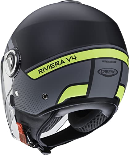 Caberg CASCO RIVIERA V4 ELITE MATT Nero/Verde XL