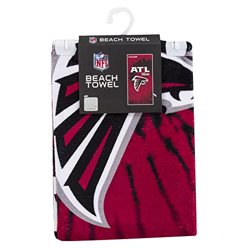 Image of Northwest NFL Atlanta Falcons Unisex-Adult Beach Towel, 30 inch x 60 inch, Psychedelic (Pack of 6)
