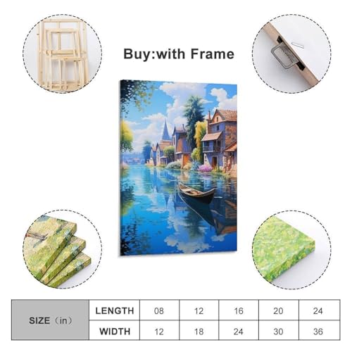 Impression toile Venise pour habiller un mur vide et illuminer une pièce sombre