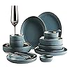 Elevate Your Dining Experience: Buy the Luxurious Nordic Ceramic Dinnerware Set – Elegant Bone China in Dark Green, 24-41 PCS – generic