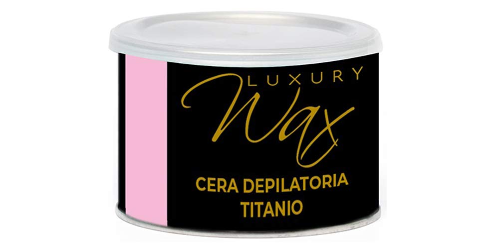 OFFERTA KIT SCALDACERA PROFESSIONALE CON 50 STRISCE DEPILAZIONE + BARATTOLO CERA DEPILATORIA TITANIO ROSA + SPATOLA STENDICERA