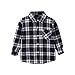 Generisch Bambino Flanella Giacca Plaid Manica Lunga Button-Down...
