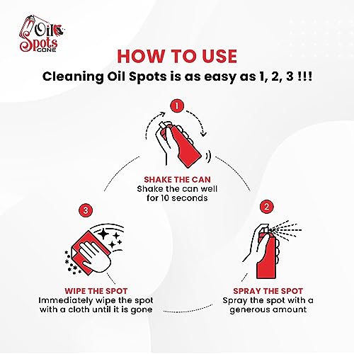 Oil Spots Gone Removes Oil From Concrete And Driveway In 10 Seconds | Oil Stain Cleaner thumb #3