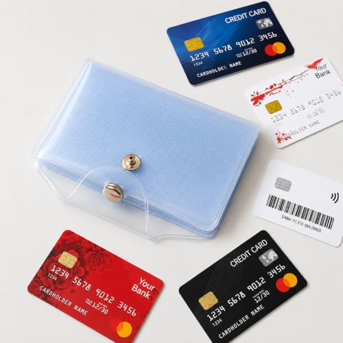 Image of Fairus Card Protector, Plastic Card Holder for Aadhar Card, Credit Card, Business Card, Pan Card, Driving License Waterproof Cards Plastic Protector (10)
