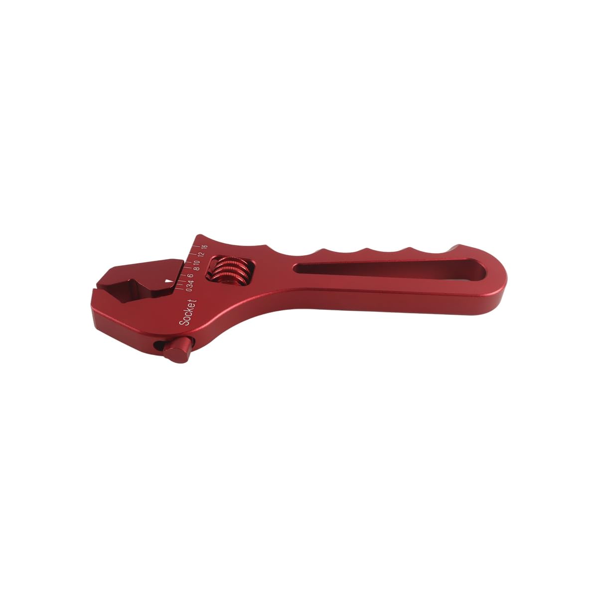 Ausi Fitting Wrench Schlauchschlüssel Aluminium Leichtgewicht Schraubenschlüssel Werkzeuge AN3 AN4 AN6 AN8 AN10 AN12 AN14 AN16 (Rot)