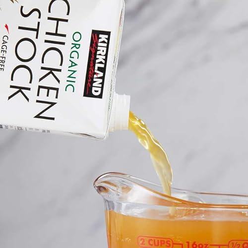 Kirkland Signature Organic Chicken Stock 12 Count #TOP2