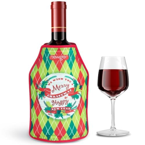 NEWGO Dekorative Wein für Kühlmanschette Weinkühler Flaschen