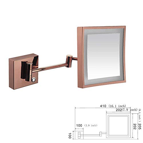 Miroir grossissant 3X extensible pour un maquillage de précision - 7