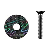 KOMPATIBILITÄT – Die Stem Cap ist für den Einsatz am Rennrad, Cyclocrosser, Gravelbike und Mountainbike (XC, Marathon, Tour, Trail, all Mountain & Enduro) geeignet. Perfekte Top Cap für alle Gabelschäfte/Vorbauten mit 1 1/8 Zoll.