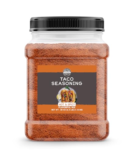 Image of Birch & Meadow Hot & Spicy Taco Seasoning, 2.5 lb, Spicy Seasoning Blend, Hot & Flavorful
