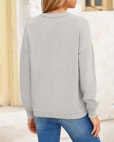 BTFBM Womens Loose Pullover Sweaters Fall Winter Clothes 2025 Crewneck Slouchy Sweater Long Sleeve Casual Knitted Tops4