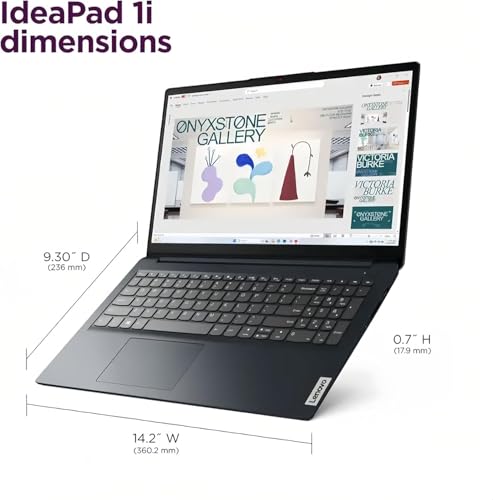 Image of Lenovo IdeaPad 15.6 Inch Touchscreen Laptop | Office 365 for The Web | 13th Gen Intel Core i5-1335U, 10-Core | 16GB RAM, 1TB SSD | Windows 11 Home | Abyss Blue | WiFi-6 | AI-Powered